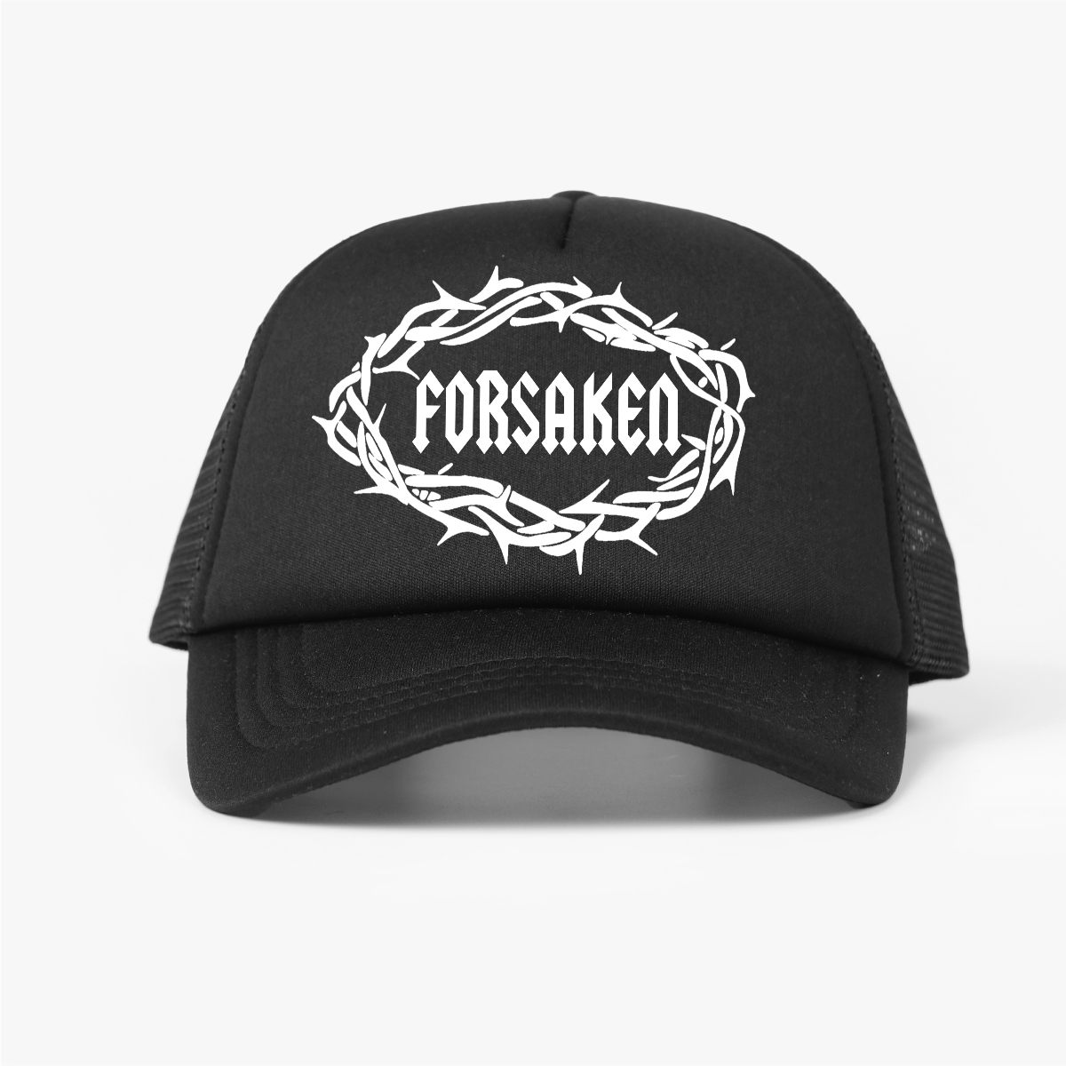 ‘Forsaken’ Black Foam Trucker Hat